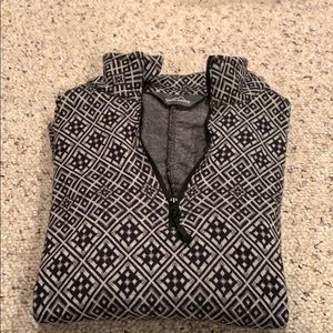 1/4 zip Long Sleeve Eddie Bauer top